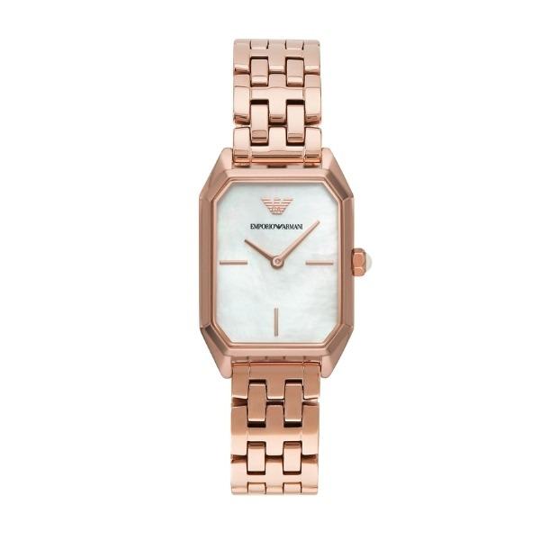 Rectangular armani watch discount