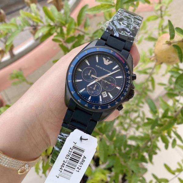 NEW Emporio Armani Sigma Silicone Coated Mens Watch AR6121