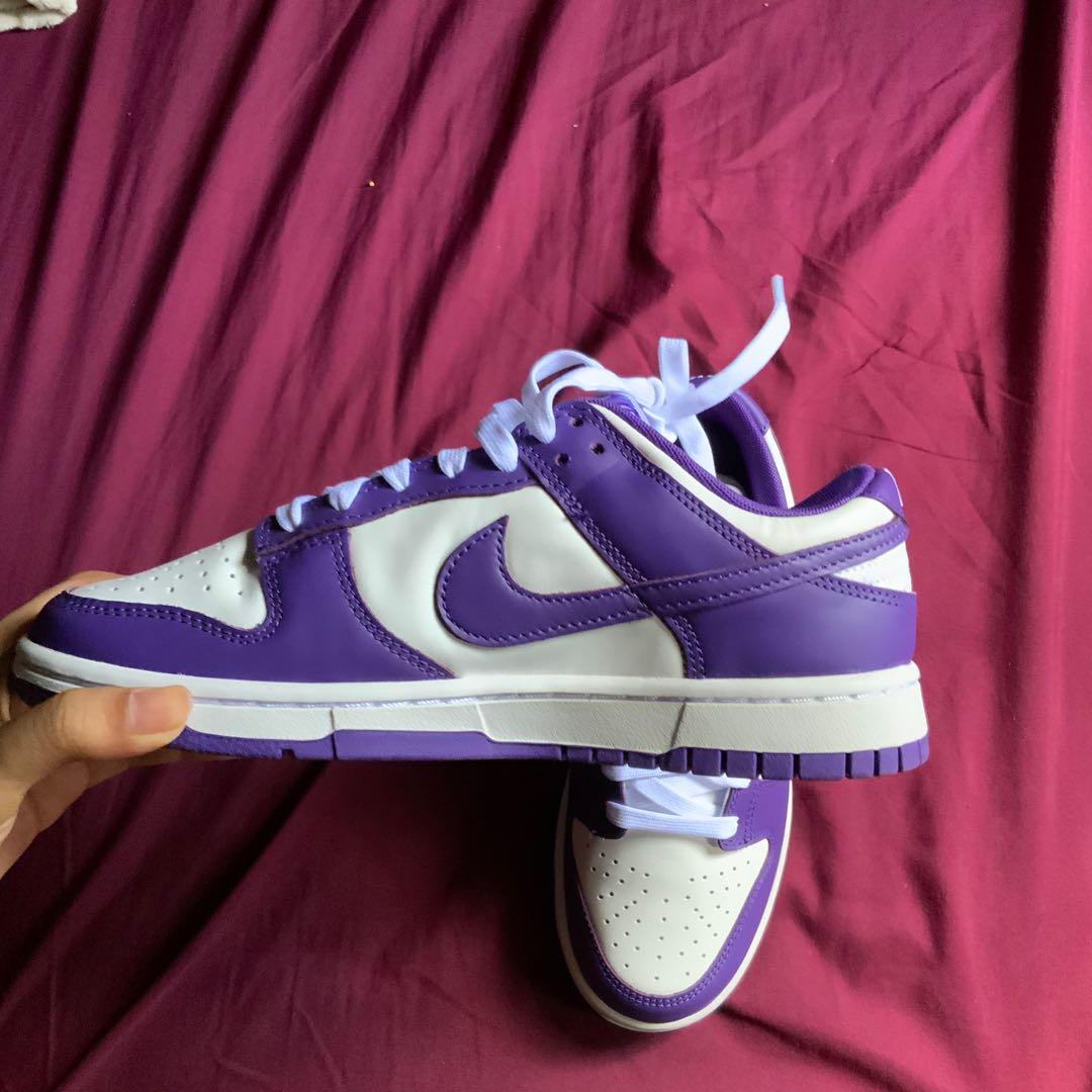 varsity purple dunk low