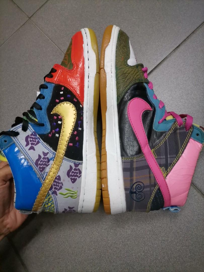 Nike dunk sb high what the doernbecher 7.5UK