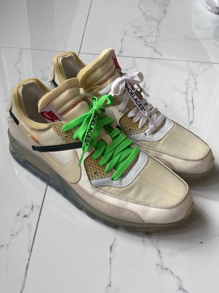 Off white air max 90 green new arrivals