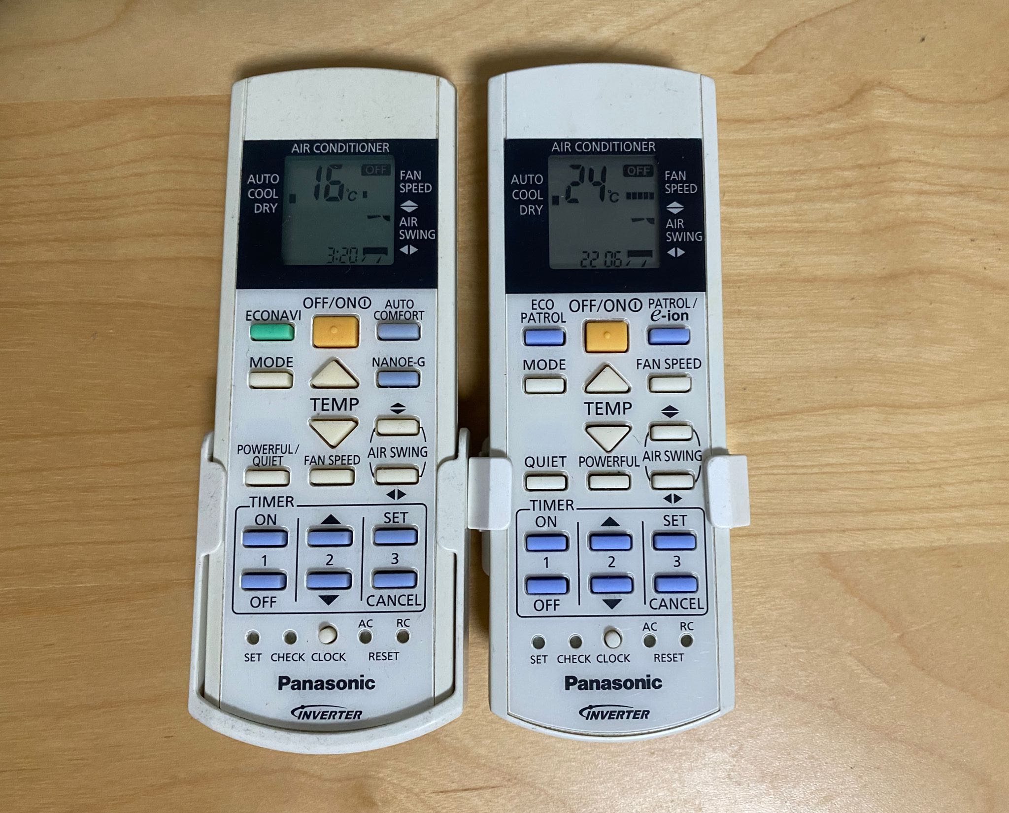 Panasonic air cond remote control, TV & Home Appliances, Air