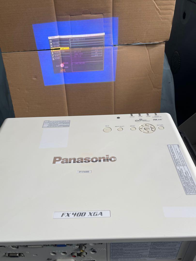 Panasonic PTFX400 projector, TV & Home Appliances, TV & Entertainment