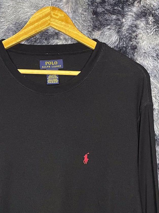 Polo Ralph Lauren Waffle-Knit Long sleeves, Luxury, Apparel on Carousell