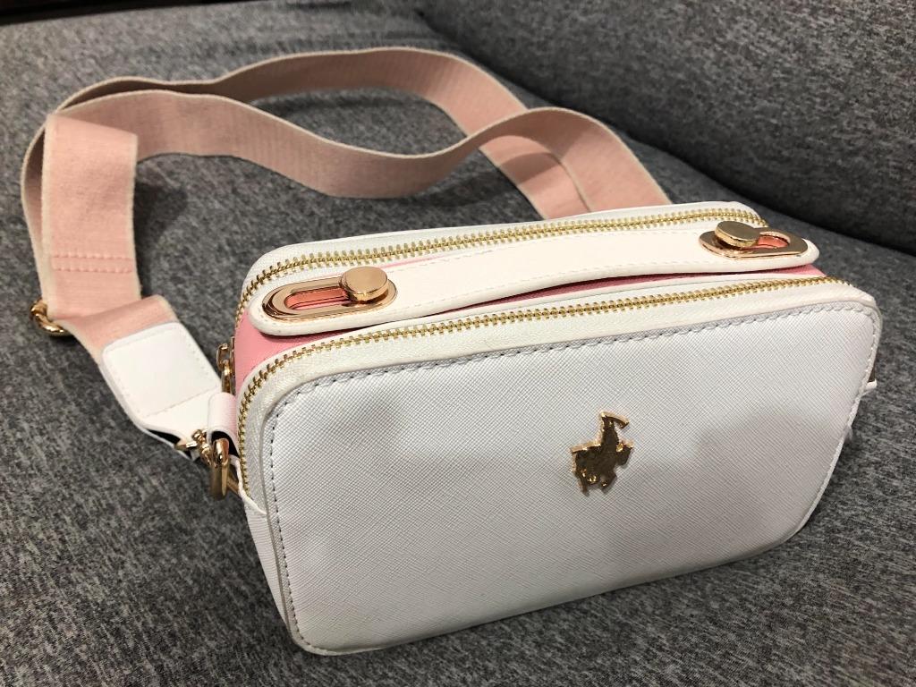 PRE LOVED Swiss Polo Textured Sling Bag Camera Bag