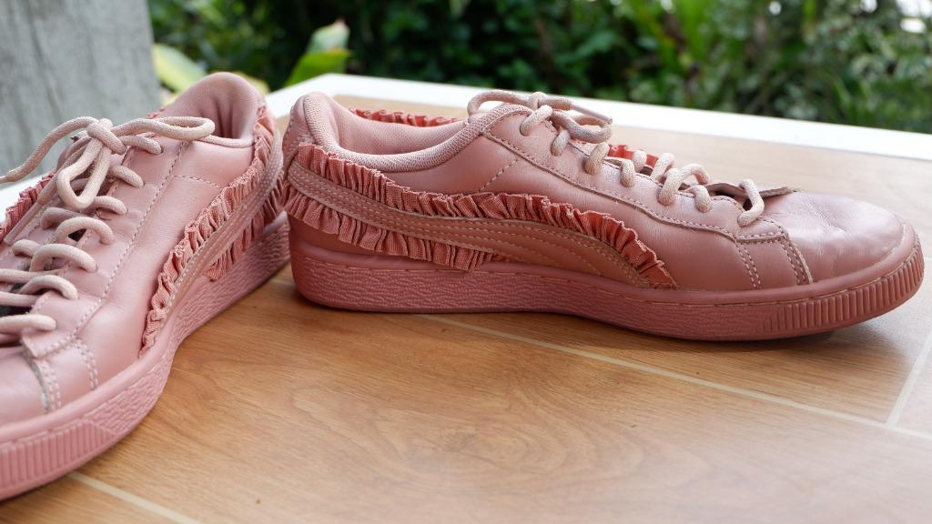 Puma basket top frill