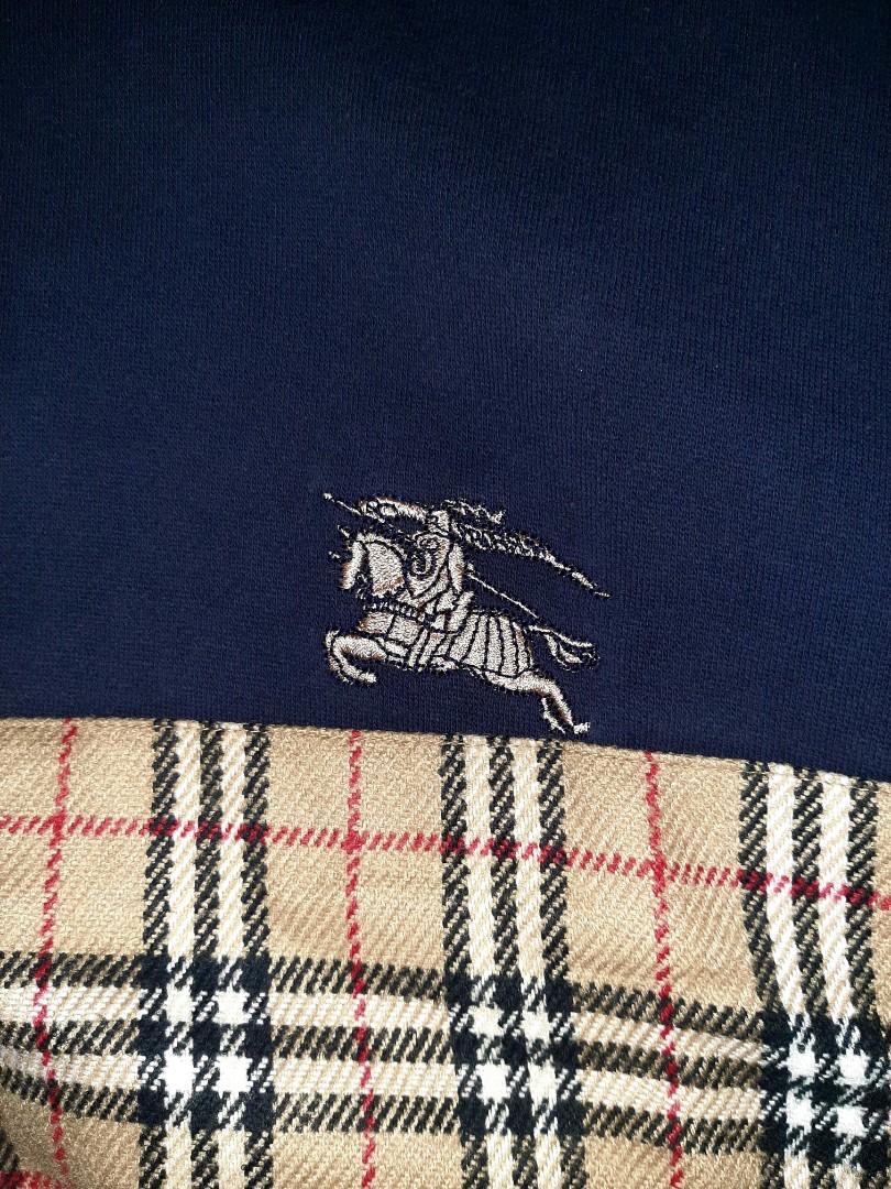 RARE VINTAGE 90 s BURBERRY MADE IN USA HOODIE BLACK TAG Luxury Apparel on Carousell