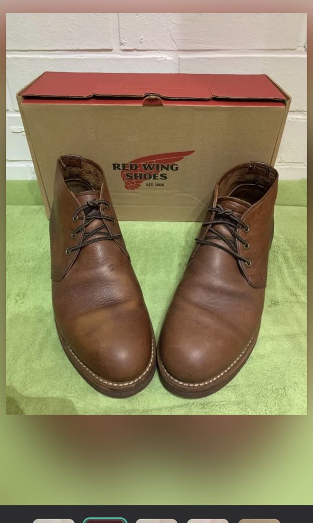 Red wing heritage foreman clearance chukka