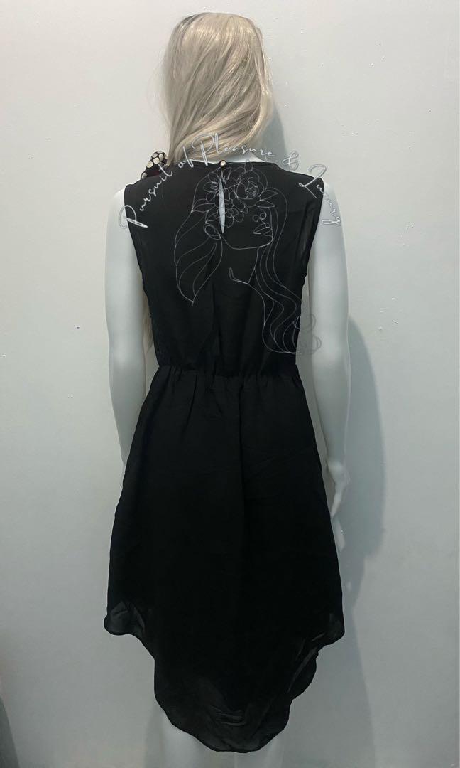 Women's Hot Rhinestone Bodycon Dress - Mesh Lace-Up Midi With High Side Slit (XXL, Black)