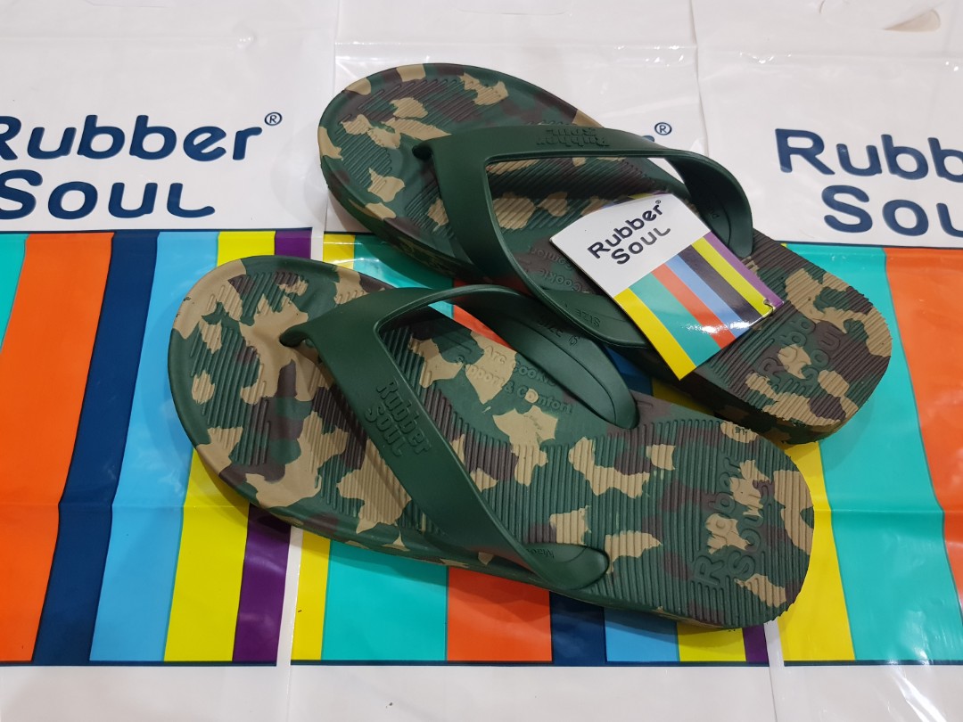 Rubber soul flip flops on sale