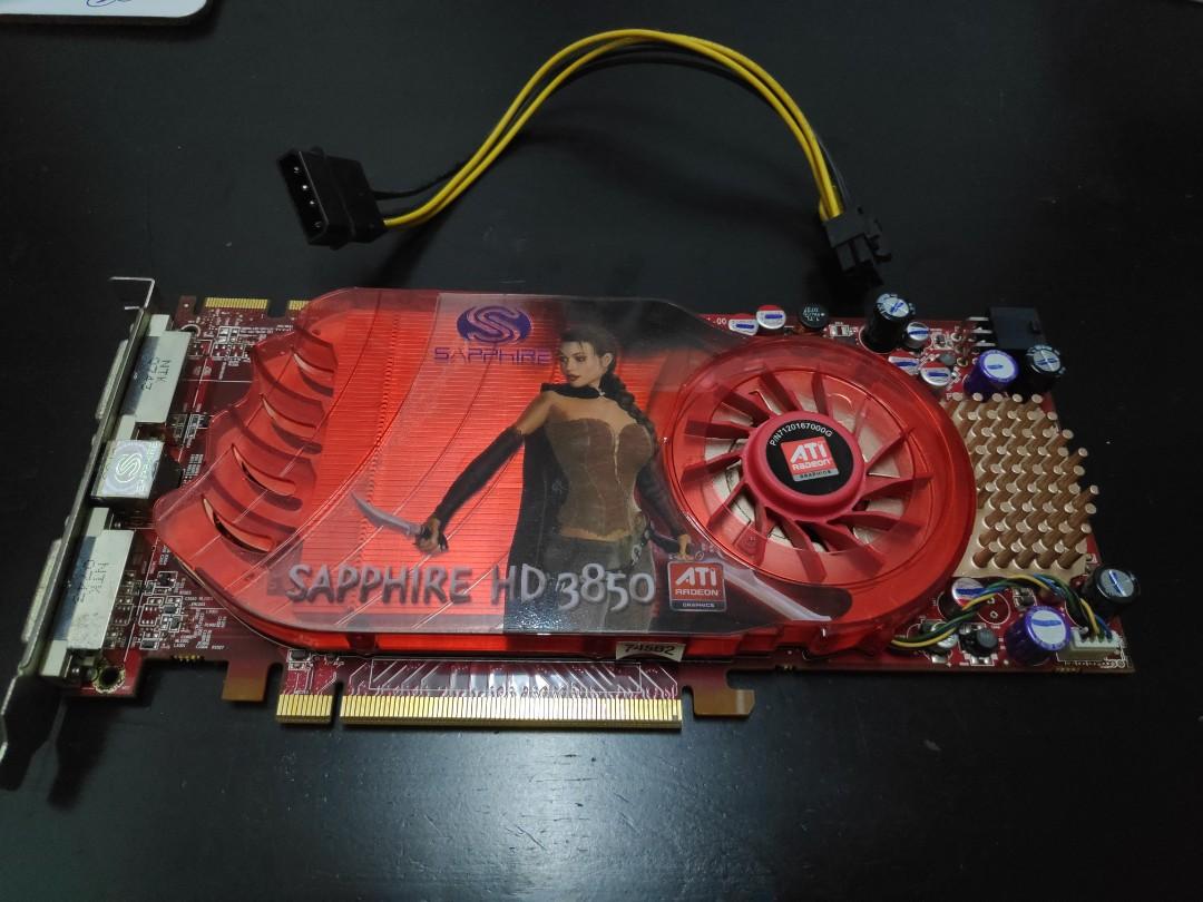 Sapphire ATI Radeon HD3850 GPU Computers Tech Parts