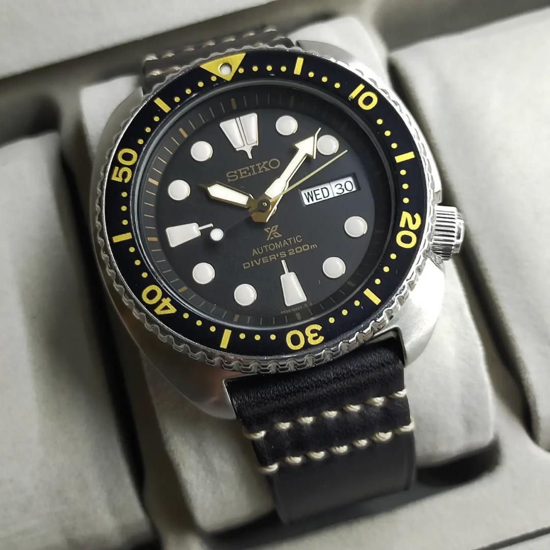 完動美品 SEIKO PROSPEX タートル 4R36-04Y0 SRP775 SEIKO PEPSI Turtle 4R36-04Y0 Air Diver's 200m AUTOMATIC