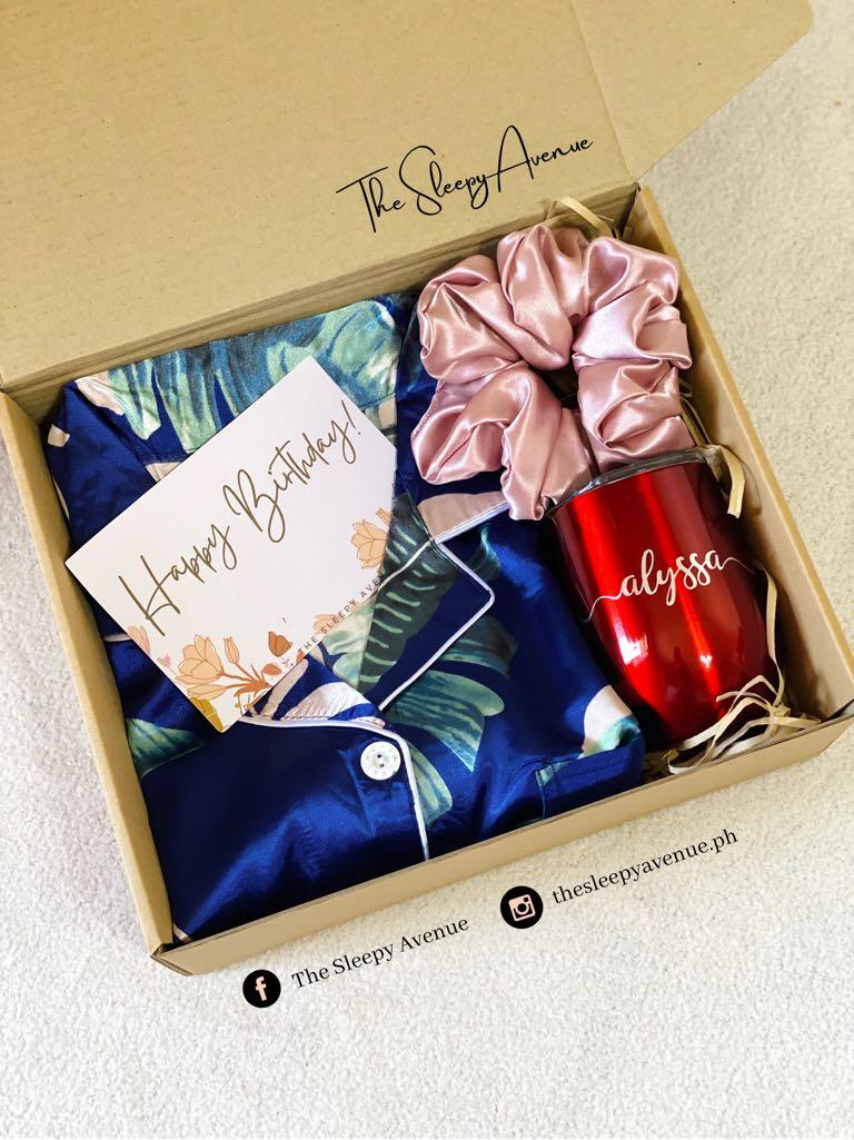 Sleepwear Personalized Tumbler Gift Set Women s Fashion