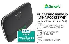 Smart Prepaid LTE-Advanced Pocket WiFi (GreenPacket MQ-725)