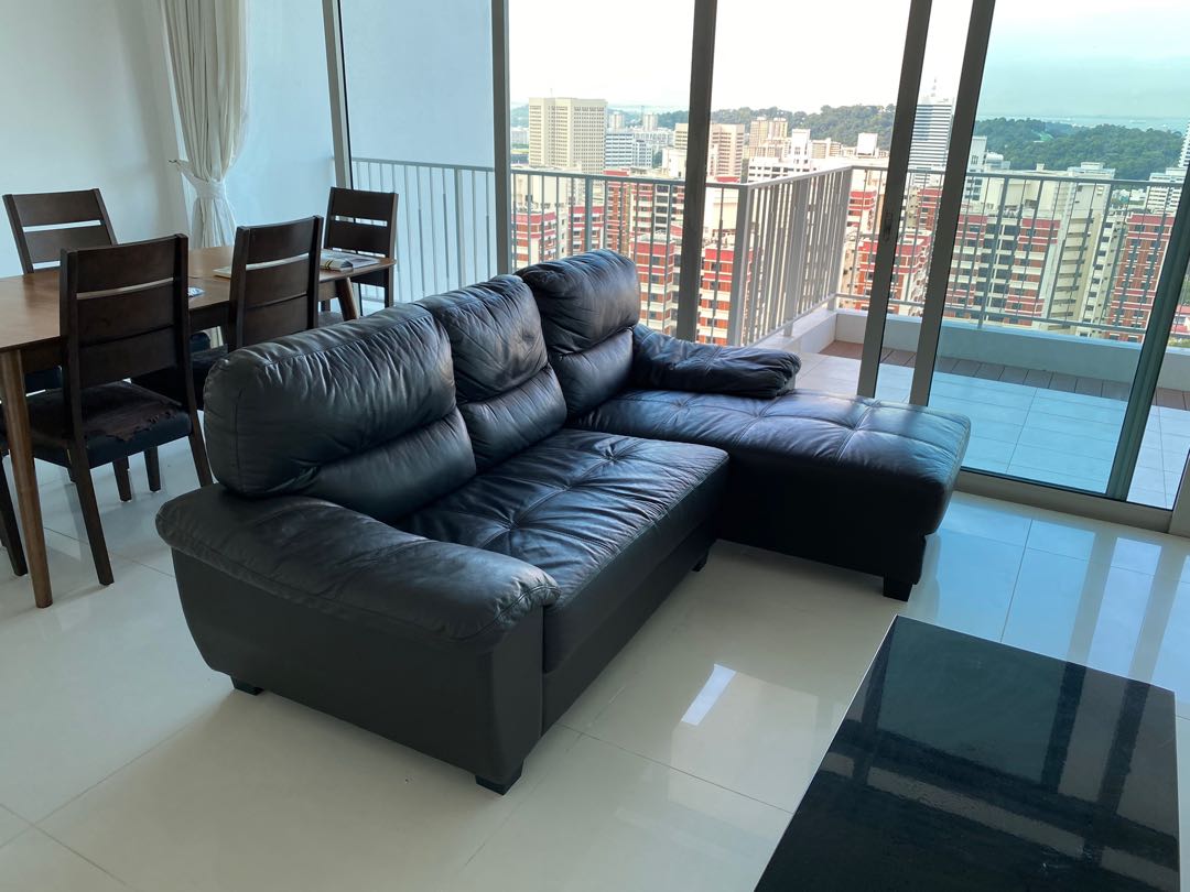 Sofa to give away, Furniture & Home Living, Furniture, Sofas on Carousell