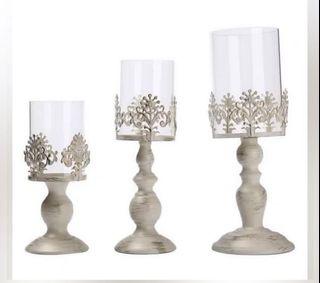 Sold separately- rustic candle stand baroque