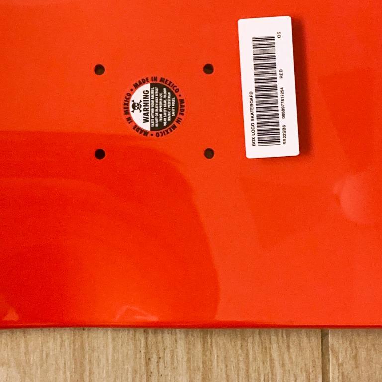 Supreme Uncut Box Logo Skateboard Deck, 運動產品, 運動與體育, 運動