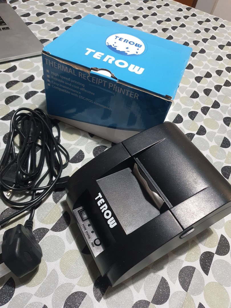 Terow Thermal Label Printer, TEROW T5890K Portable Shipping Receipt Mini ...