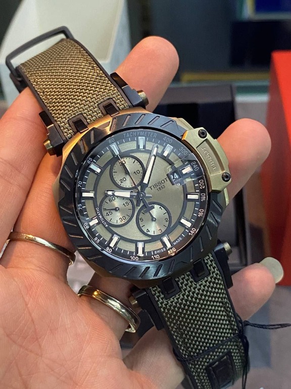Tissot t race green clearance