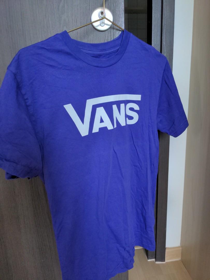 Vans purple tee shirt, Men's Fashion 