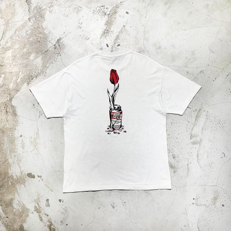 Tシャツ/カットソー(半袖/袖なし)即発送Wasted Youth Budweiser Flower Can Tee