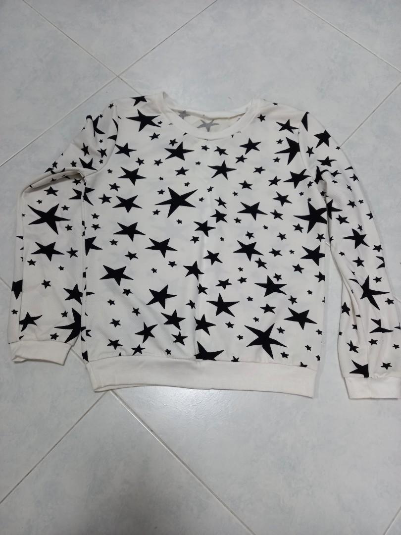 White sweater clearance with stars