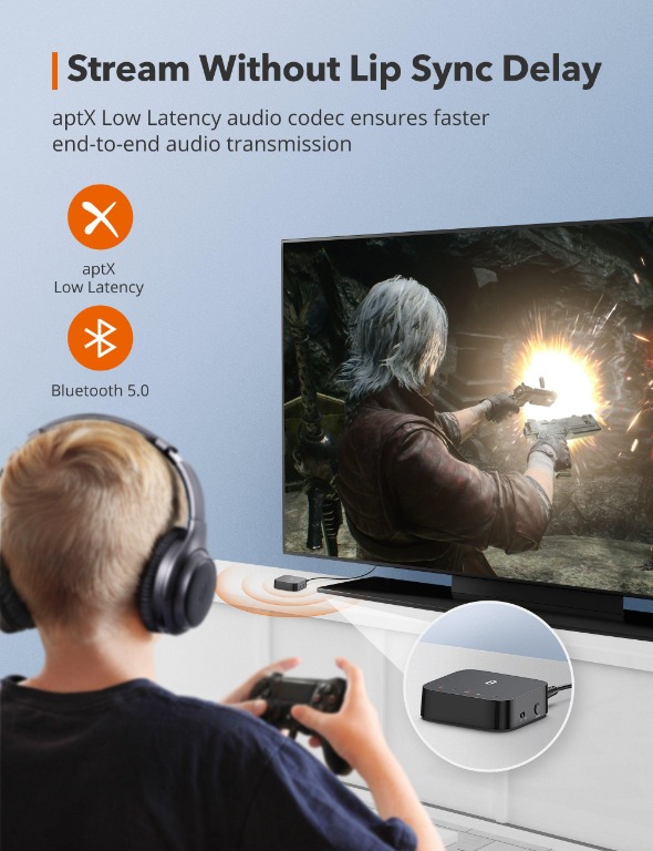 Bluetooth 5.0 best sale aptx low latency
