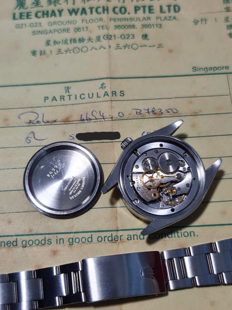 With Cert Rolex Oysterdate Precision 34mm Ref. 6694 Luxury