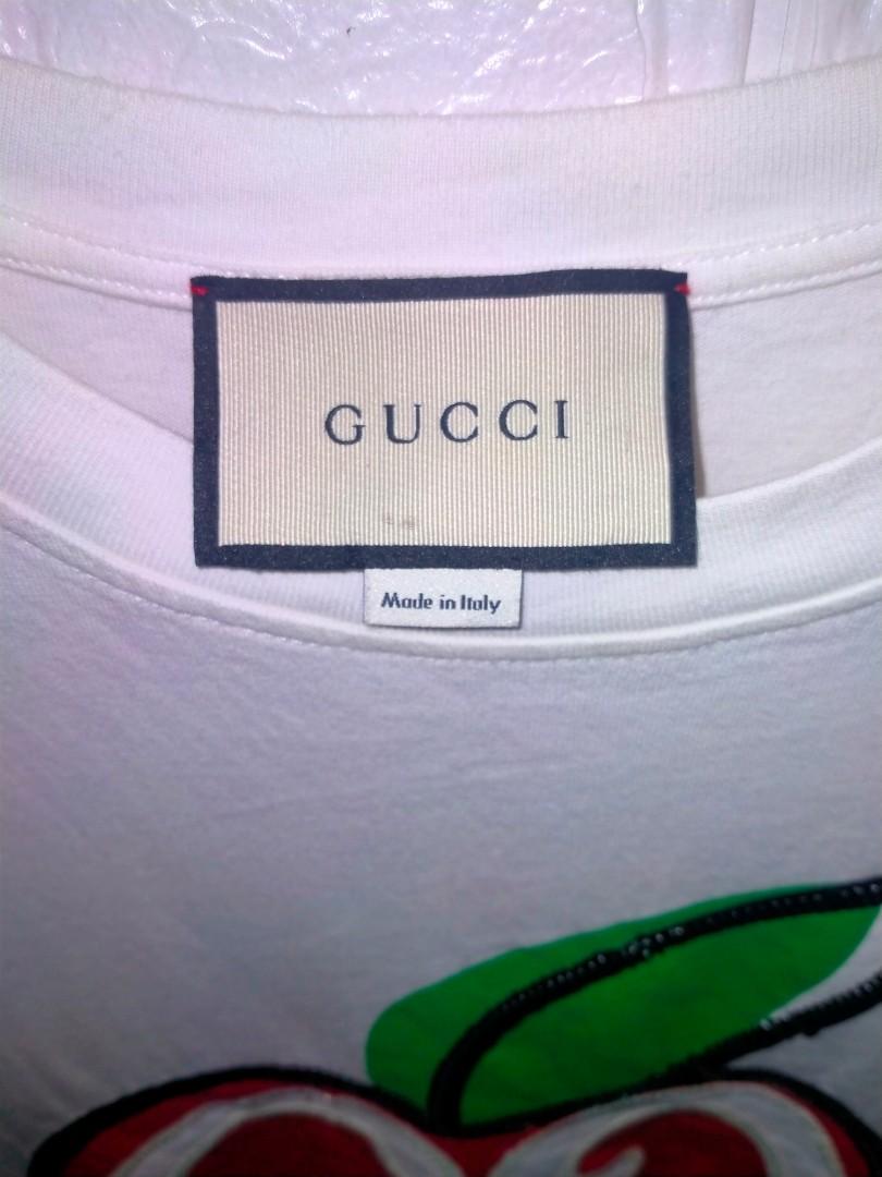 Women'S Gucci Apple Shirt (Auth), Women'S Fashion, Tops, Shirts On Carousell