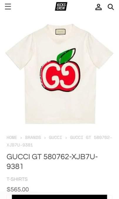 Women'S Gucci Apple Shirt (Auth), Women'S Fashion, Tops, Shirts On Carousell