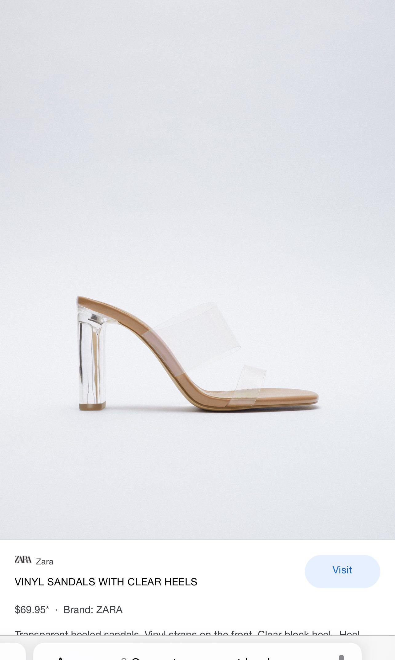 Zara Basic Heels Women s Fashion Footwear Heels on Carousell