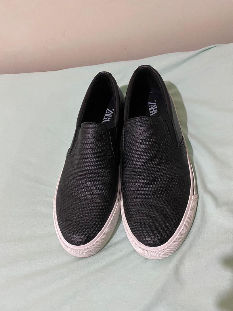 Zara Slip On Mens Shoes, Men's Fashion, Footwear, Casual shoes on Carousell