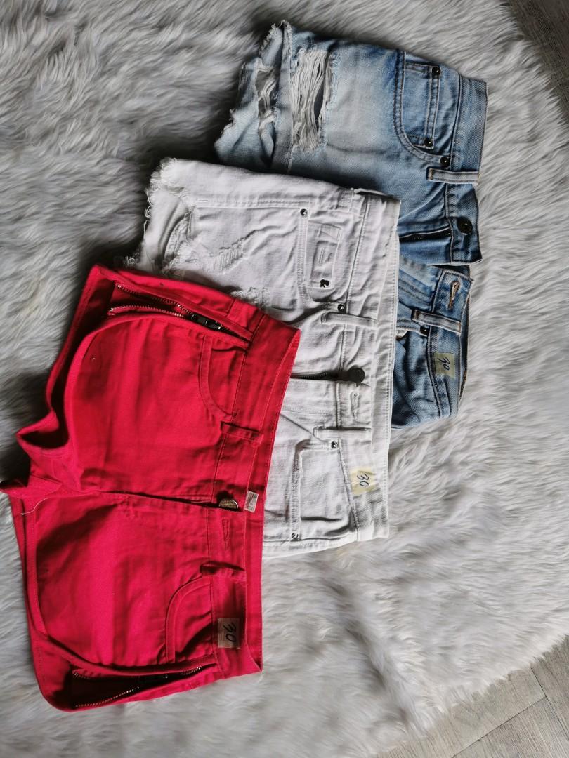 3 shorts size 30 inch in waist, Women's 