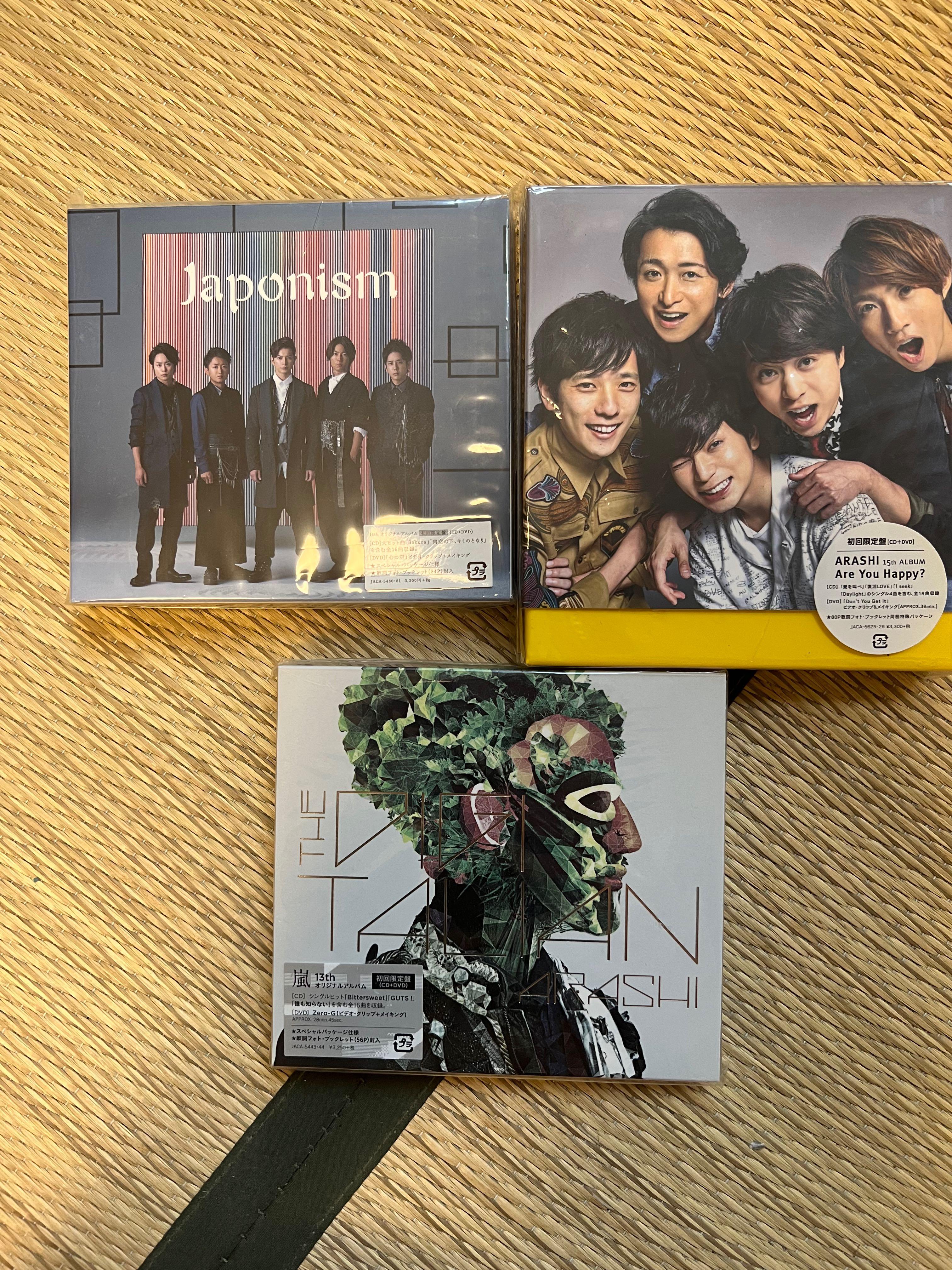 嵐arashi album 日版初回盤cd+dvd, 興趣及遊戲, 音樂、樂器& 配件