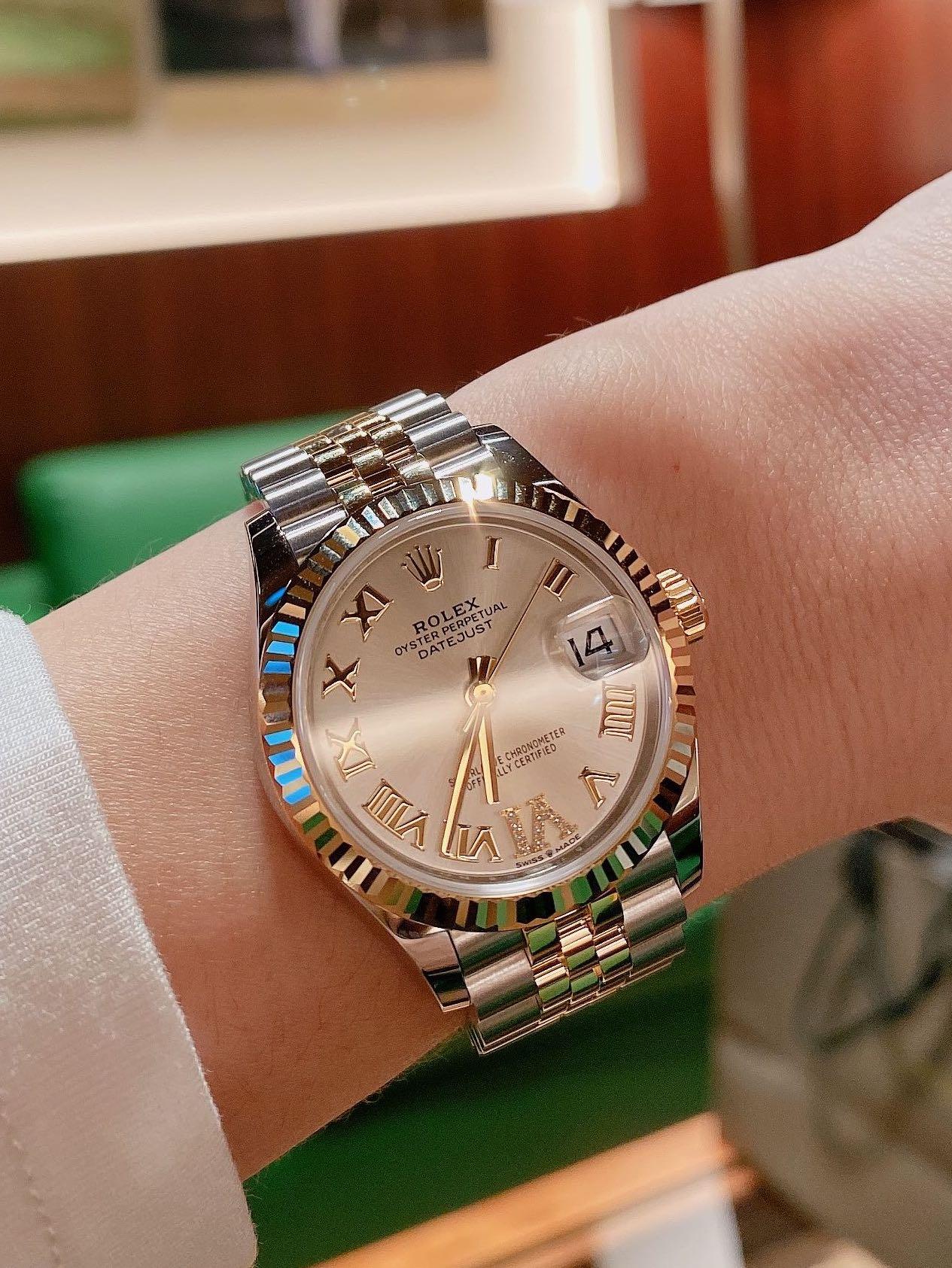 Women's 31mm rolex datejust clearance
