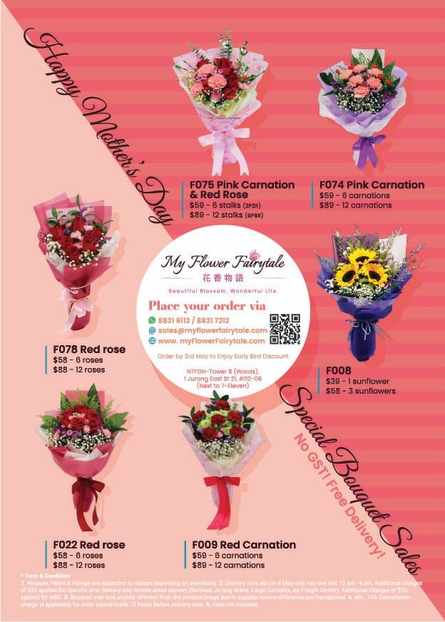 ❤️ Mother's Day 2022 Promo ❤️ Fresh Flower Bouquet