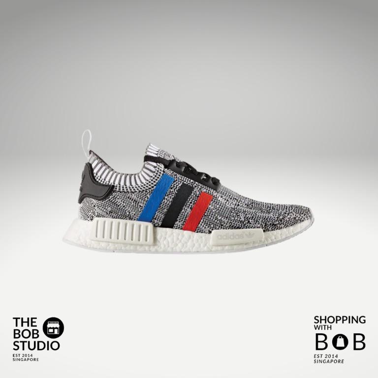 Nmd tricolor white discount