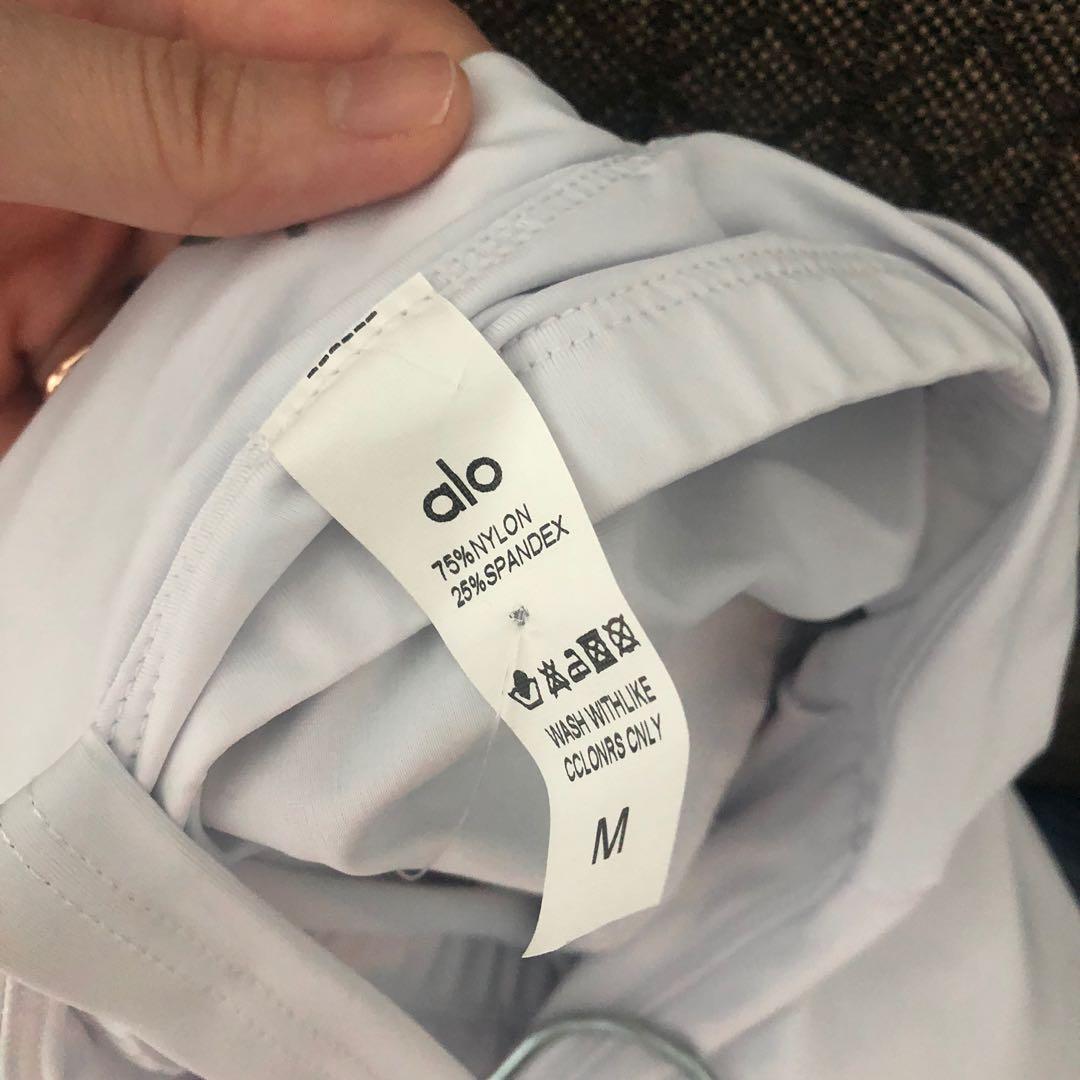 Alo Yoga Tank Top White, Olah Raga 