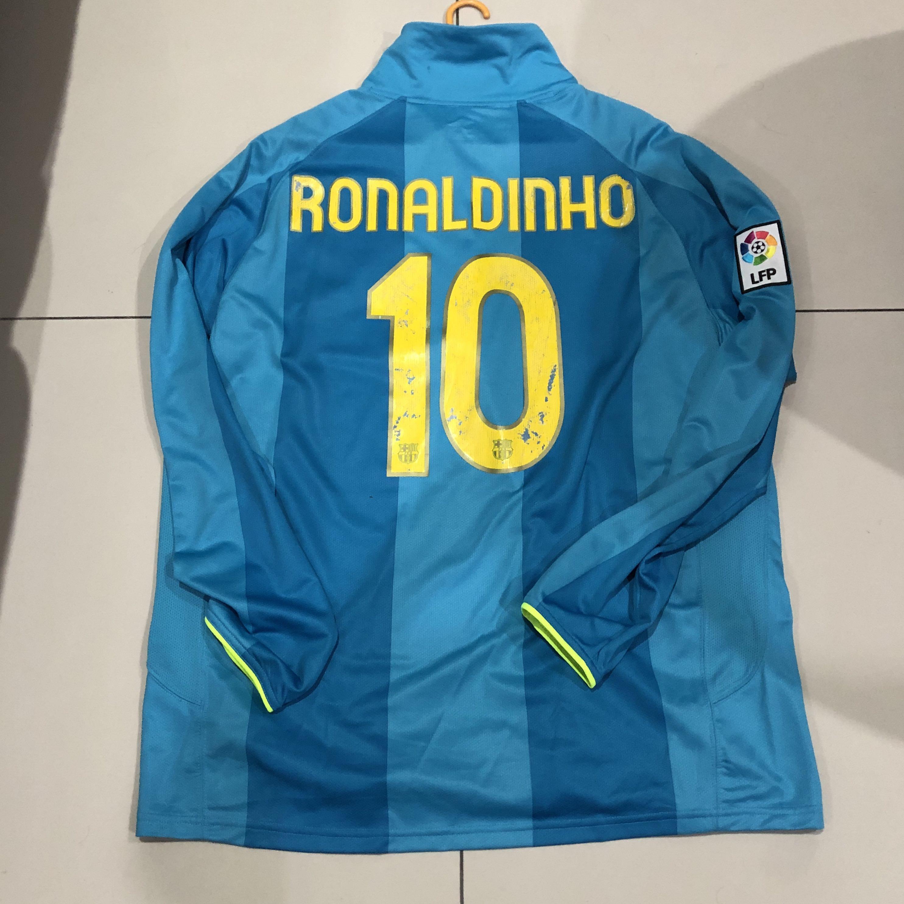 Ronaldinho long sleeve jersey sales