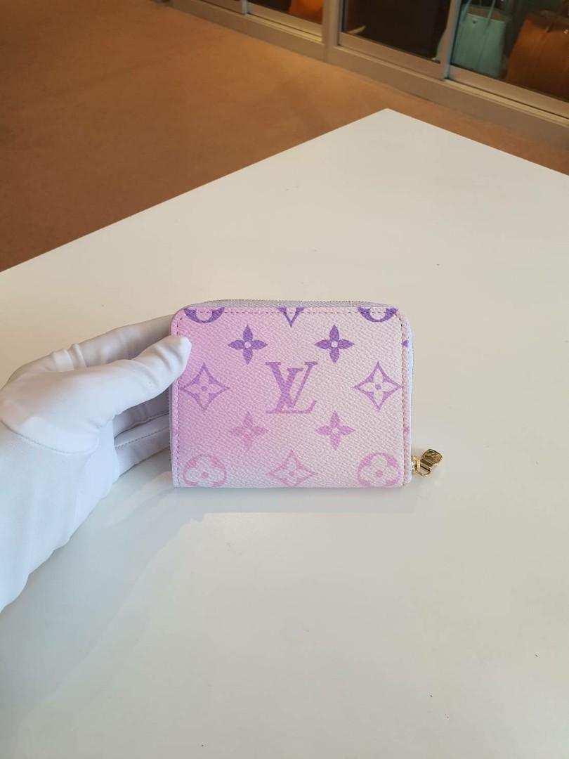 Louis Vuitton LV Unisex Zippy Wallet Sunrise Pastel Monogram