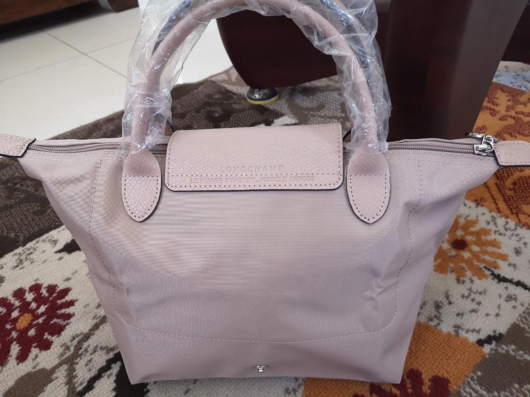 Authentic Longchamp Le Pliage Small Tote Bag Pink