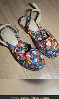 Ideku handmade Beach sandal summer pantai sepatu sandal floral boho etnik ethnic sandal