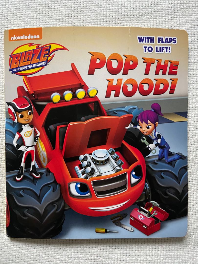 Blaze and the Monster Machines Flap Book Pop the Hood!,