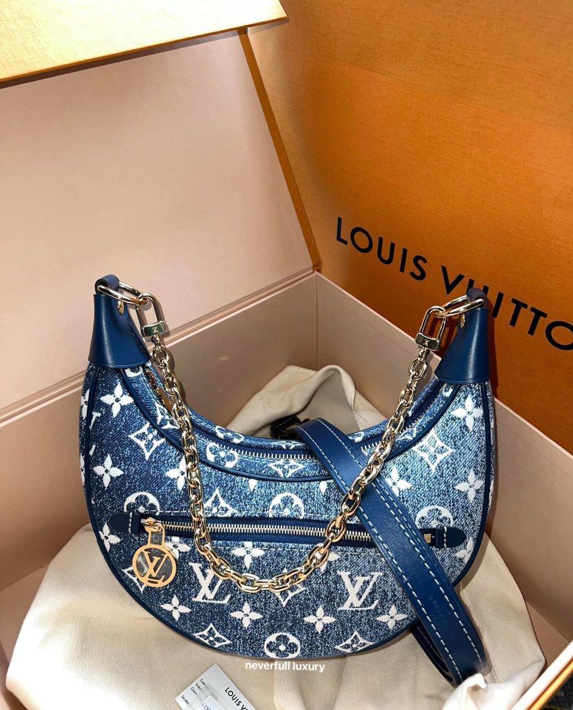 LV Loop Denim Grey, Luxury, Bags & Wallets on Carousell