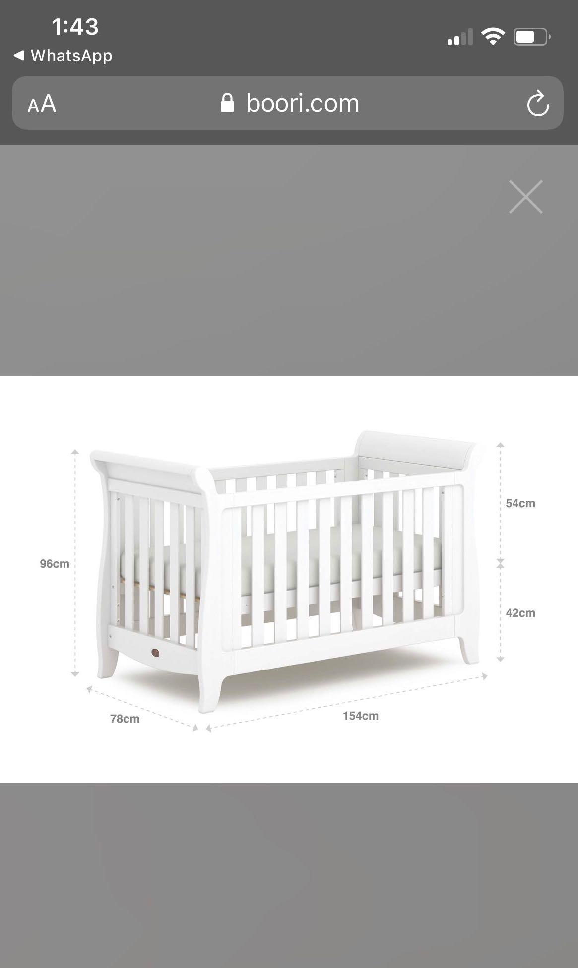 Boori hot sale sleigh expandable