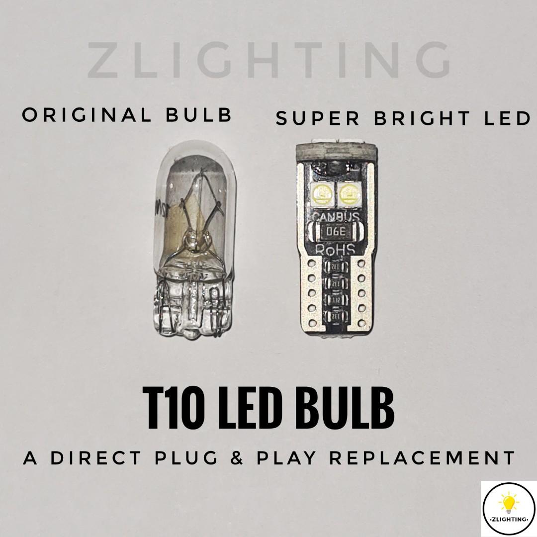 BRIGHT T10 / 194 LED Bulb Can be used for Cabin Interior Dome Lights