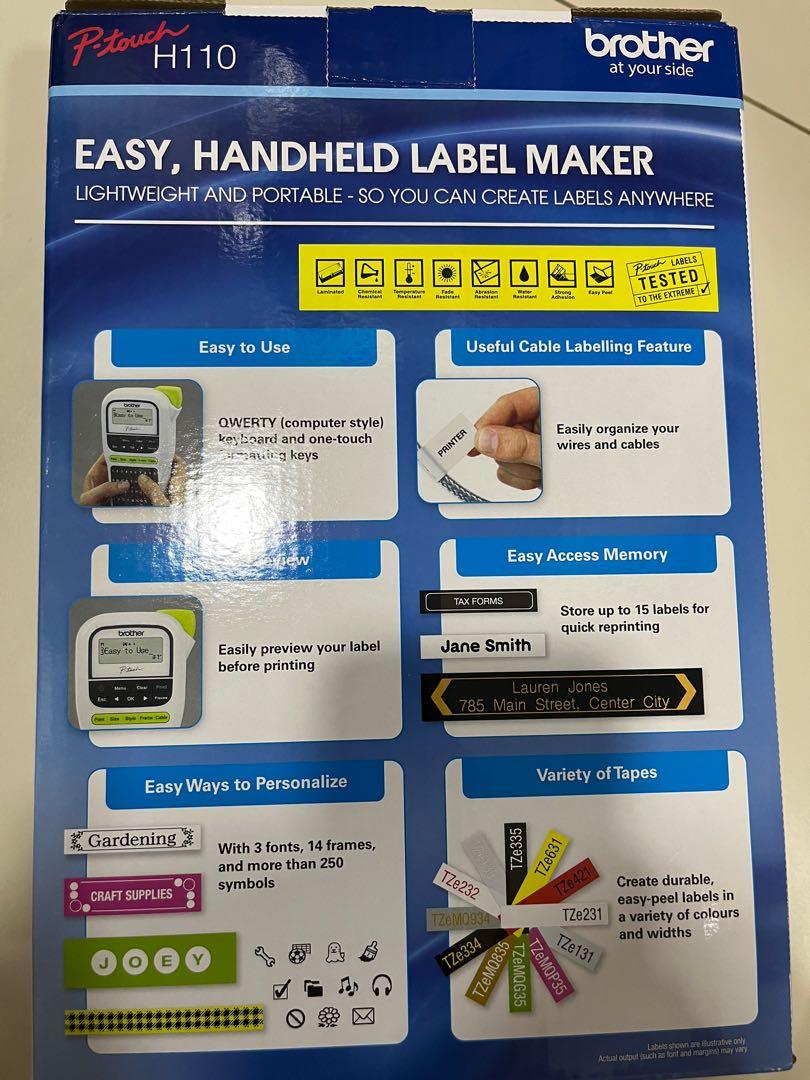 Brother Label PT-H110 P-Touch Label Maker for Home / Home ...
