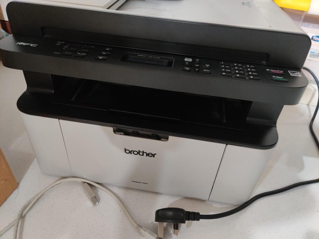 Brother MFC-1910W Mono Laser Printer with Additional Toner