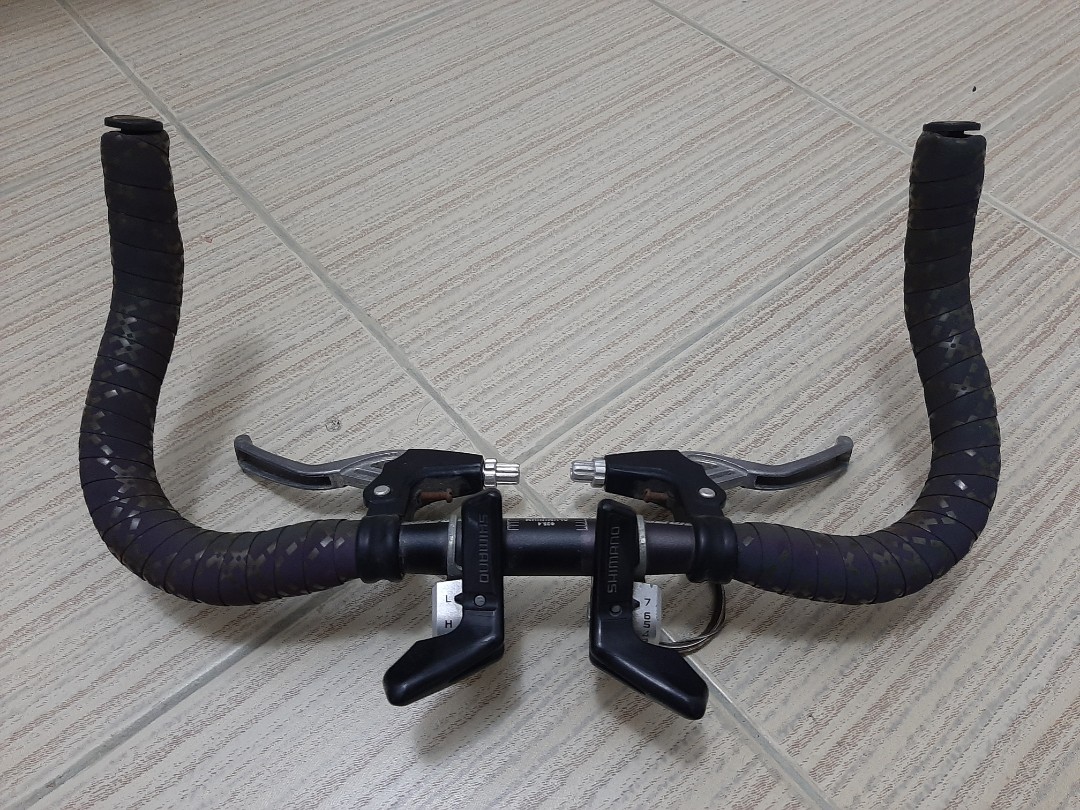 Bullhorn shifter best sale and brake