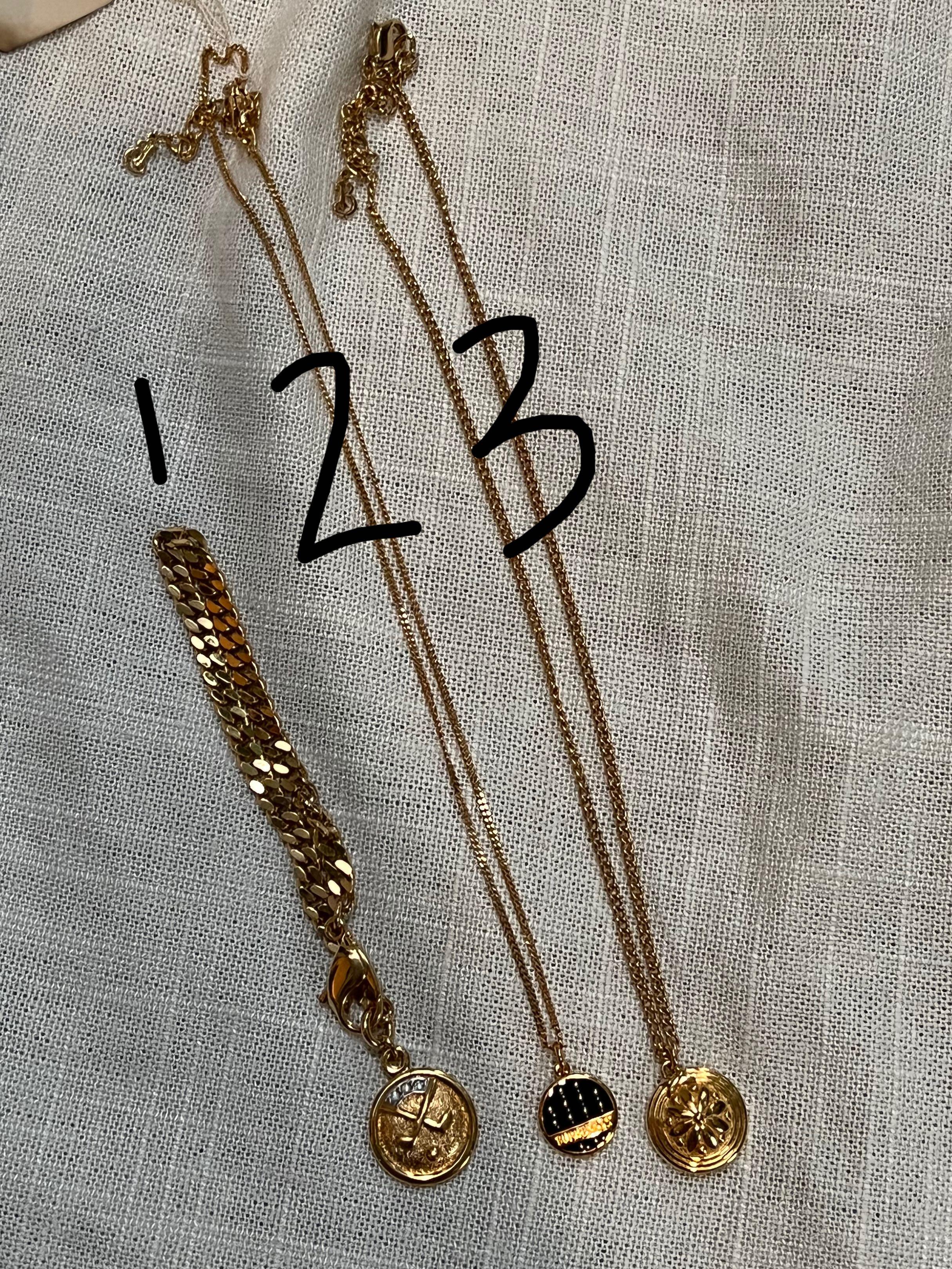 BURBERRY VINTAGE NECKLACE BRACELET 